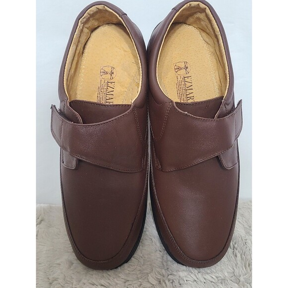 EZMART FIT Brown  Dress Shoes Skid Resistant Adjustable Strap 12.5 Inches main image 14